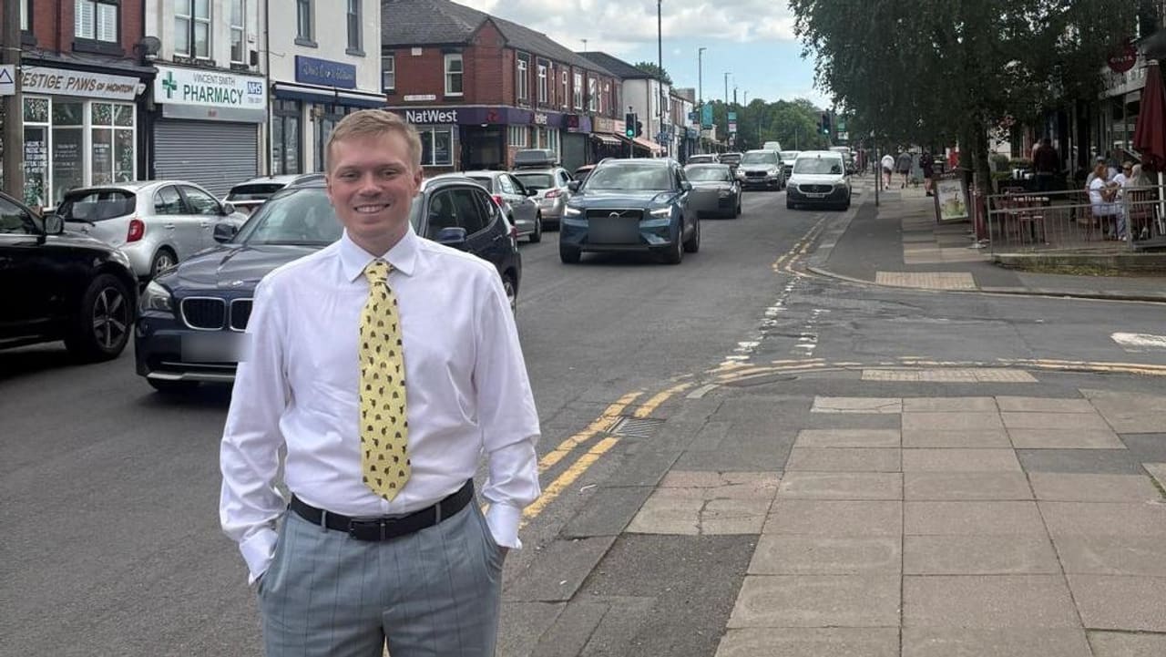 George Isaacs, accountant, on Monton Road in Monton, Eccles