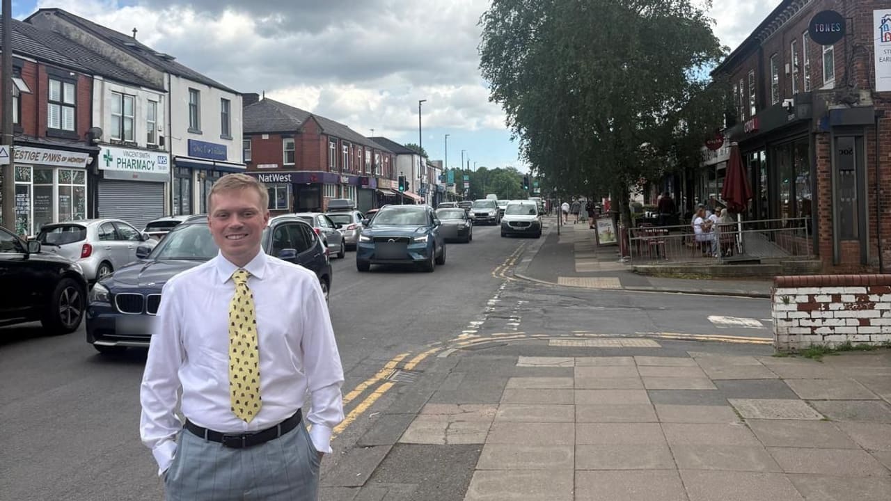 George Isaacs, accountant, on Monton Road in Monton